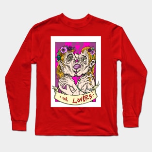 The lovers tarot Long Sleeve T-Shirt